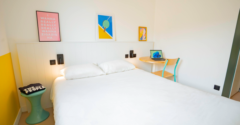 Chambre double confortable à Caen