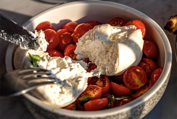 Salade burrata Paris Nation