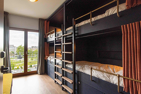 Chambre partagée Paris Nation Hostel