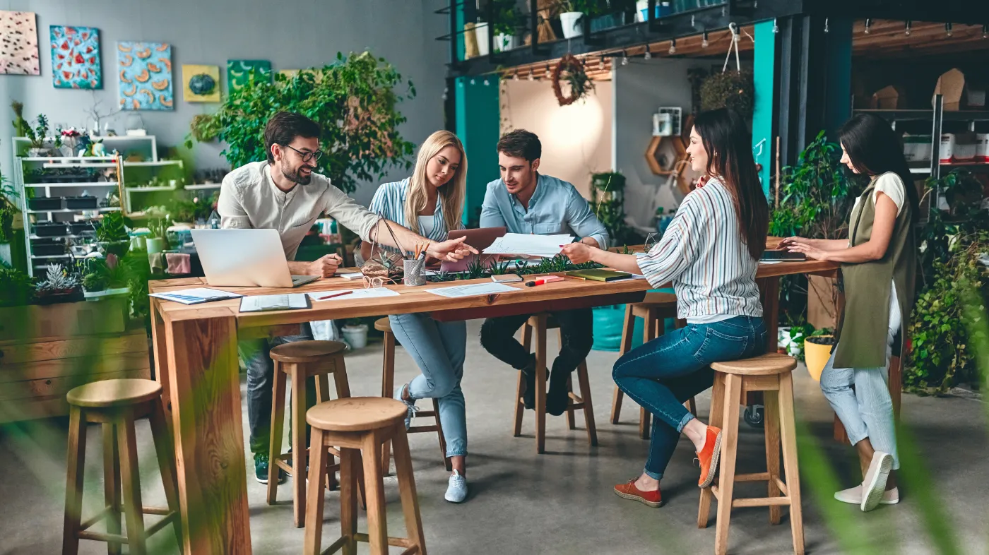The People Hostel Working spaces