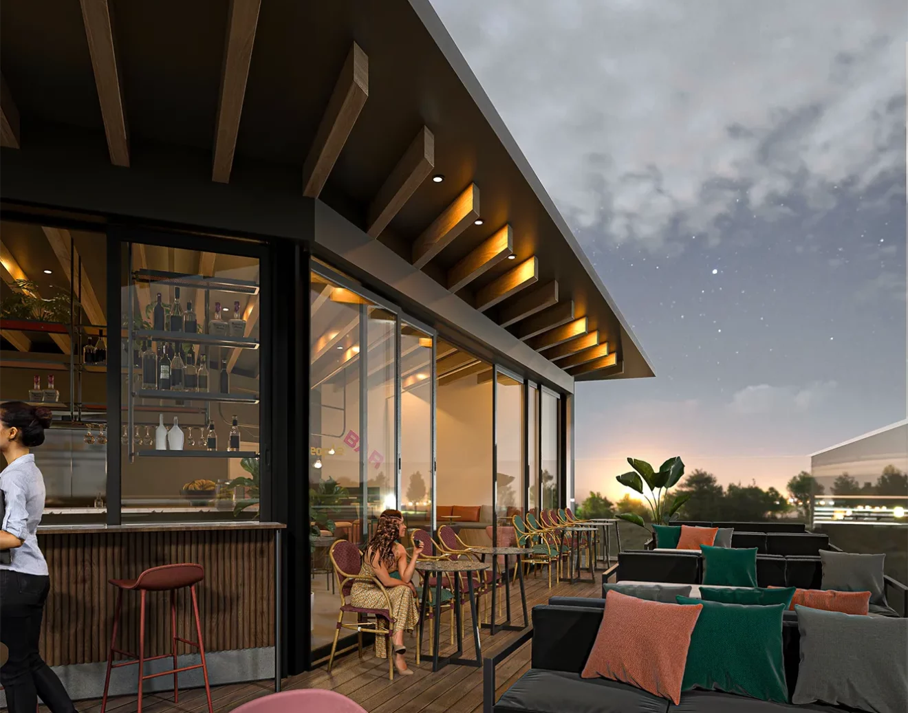 ROOFTOP BAR RESTAURANT LE HAVRE