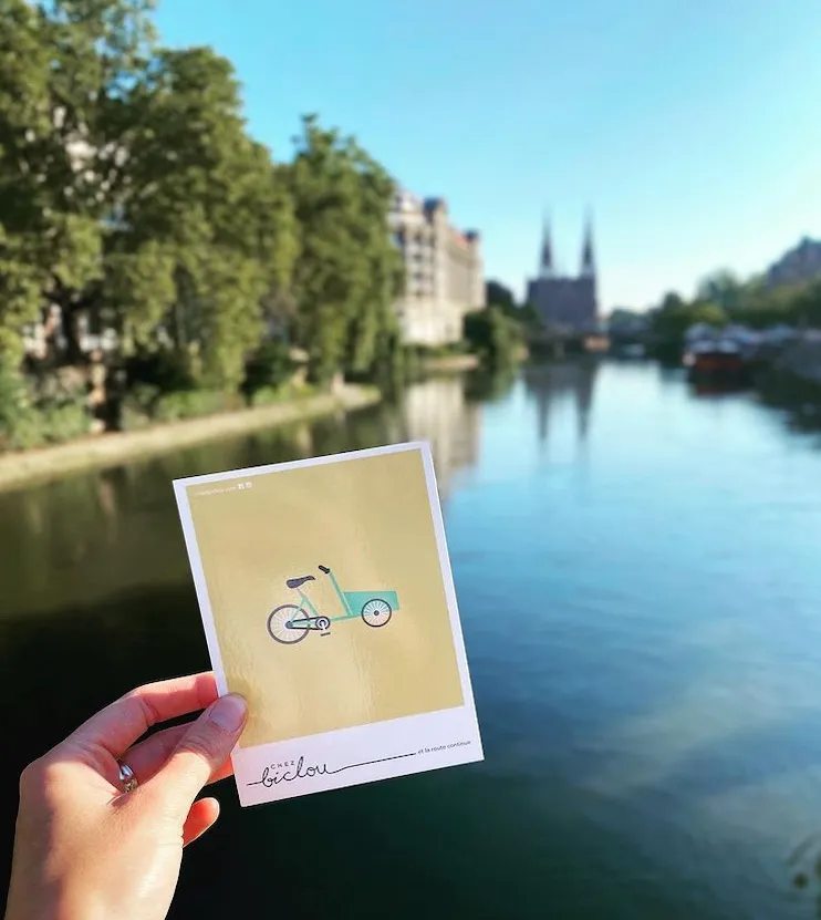 A little nod to the Strasbourg cycle paths — 2021 july